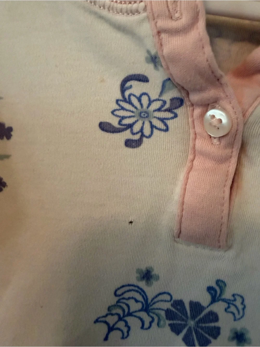 The Beaufort Bonnet Company White & Light Pink Pagoda Print Pajama Set
